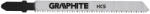 GRAPHITE Pânze de fierăstrău cu clichet, 15TPI, mâner în T, 25 buc (57H770-25)