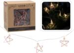 BackHomeLiving Ghirlandă LED cu stele, 10 LED-uri alb cald, 165 cm (LED0986)