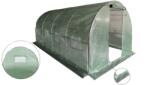 Garden Line Solar de grădină verde, cu 4 segmente și 9 ferestre - 4 x 2, 5 x 2 m (TUN3069)