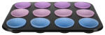 Ruhhy Tava pentru Briose + 12 Forme din Silicon (00017212)