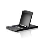 ATEN CL5808N rack konzol 48, 3 cm (19") Fekete 1U (14.01. 6232) (14.01.6232)