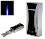 Caseti Jet szivaröngyújtó - króm, kihajtható szivarvágóval (281060)