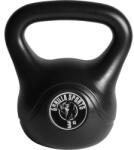 Gorilla Sports Kettlebell súlyzó műanyag fekete 3 kg (100342-00006-0008)