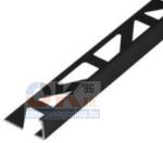 Dural L profil matt fekete élvédő 8mm / 250cm (durdsae80sw) (durdsae80sw)