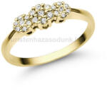  E314SC - CIRKÓNIA köves Sárga arany Eljegyzési Gyűrű (E314SC)