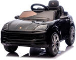 Chipolino Porsche Cayenne elektromos autó bőr üléssel - black