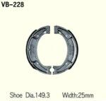 Wesrah VB-228 fékpofa Wesrah Futómű és fék alkatrészek Fékpofák (dobfék)