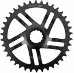 Esjot VAE-E-BIKE 38 fogas közvetlen rögzítésű fekete alumínium lánckerék, acél, Bosch 3. generációs rendszerhez Esjot Bicikli alkatrészek Kerékpár alkatrészek Kerékpár lánctányérok