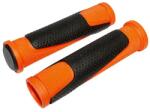 NEWTON MTB markolatpár, Dual Compound, narancs-fekete, 130 mm NEWTON Bicikli alkatrészek Kerékpár alkatrészek Kerékpár kormányszalagok és markolatok
