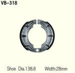 Wesrah VB-318 fékpofa Wesrah Futómű és fék alkatrészek Fékpofák (dobfék)