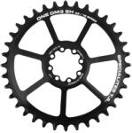 Specialites Ta ONE DM3 MTB lánctányér, közvetlen rögzítés SRAM GX/XX1/X01-hez, 8 furat, 34 fog, 11-12 sebesség, fekete (BOOST, 3 mm eltolt) SPECIALITES TA Bicikli alkatrészek Kerékpár alkatrészek Kerékpár lánctányér