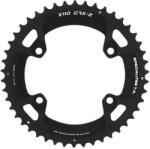 Specialites Ta X110 46 fogas lánctányér gravel kerékpárhoz, 4 karos, Ø110, Shimano GRX RX600-RX810 kompatibilis, fekete, 10-11 sebesség SPECIALITES TA Bicikli alkatrészek Kerékpár alkatrészek Kerékpár lánctányérok