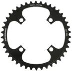 Stronglight MTB lánctányér Ø104, 4 karos, egysebességes, 42T, Ø104 fekete, alumínium 7075, vastagság: 3, 5 mm, 8-9 sebességhez STRONGLIGHT Bicikli alkatrészek Kerékpár alkatrészek Kerékpár lánctányérok
