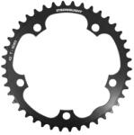 Stronglight Lánckerék országúti kerékpárhoz, 5 karos, 42T, Ø130, belső, duralumínium, fekete (SHIMANO 8-9 sebesség kompatibilis) STRONGLIGHT Bicikli alkatrészek Kerékpár alkatrészek Kerékpár lánctányérok