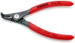 KNIPEX 49 21 A01 professzionális külső biztosítógyűrű fogó, 140 mm, 3-10 mm átmérő, szürke atramentált, 0, 9 mm hajlított hegy, Németországban készült KNIPEX Műhely felszerelések, eszközök Fogók