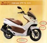 Power Force PCX125 jobb első burkolat Power Force Vázak, idomok, kiegészítők Idomok, burkolat elemek