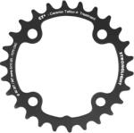Stronglight MTB lánctányér 26T. Ø80 - 2x10 "belső" fekete CT2 - 4 karos - 10 sebességes SRAM - menetes nélküli - vastagság: 3, 5 mm STRONGLIGHT Bicikli alkatrészek Kerékpár alkatrészek Kerékpár lánctányérok