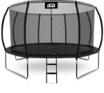 AGA SPORT EXCLUSIVE Trambulin 366 cm Fekete + védőháló + létra (MRPU1012BLACK)