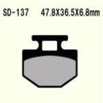 Wesrah Vesrah VD-137 fékbetét Wesrah Futómű és fék alkatrészek Fékbetétek (tárcsafék)