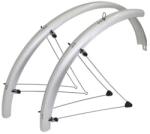 Stronglight COUNTRY 26" MTB sárvédő, 60 mm, ezüst, rozsdamentes acél pálcákkal, teljes szett STRONGLIGHT Bicikli alkatrészek Kerékpáros kiegészítők Kerékpár sárvédők
