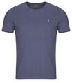 Ralph Lauren Rövid ujjú pólók T-SHIRT AJUSTE EN COTON Kék EU L
