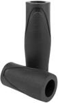 ERGOTEC szilikon markolat városi kerékpárhoz, fekete, 130-87 mm (pár) ERGOTEC Bicikli alkatrészek Kerékpár alkatrészek Kerékpár kormányszalagok és markolatok