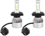 P2R SELECTION P2R LED H4 12V izzó, P43t foglalat, 8000 lumen, 6500K, alumínium hűtőventilátorral, fényszóróhoz (2 db/csomag) SELECTION P2R (Motorisé) Elektronika Világítások Izzók 12V-os izzók