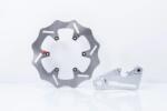 Braking OKI80 hullámos féktárcsa szett 240 mm hátsó, adapterrel Braking Futómű és fék alkatrészek Féktárcsák