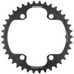 Stronglight CT2 belső országúti lánctányér 38 fogas, 4 karos, 110 mm, Shimano Ultegra R8100 - 105 R7100 kompatibilis, fekete, 12 sebességes, külső lánctányérhoz: 44-48-50 fogas STRONGLIGHT Bicikli alkatrészek Ker