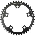 Stronglight lánctányér országúti kerékpárhoz, 5 karos, 36 fog, Ø110 mm, belső, duralumínium, fekete, Shimano típus, 8-9 sebesség STRONGLIGHT Bicikli alkatrészek Kerékpár alkatrészek Kerékpár lánctányérok