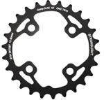 Stronglight 26T lánctányér MTB-hez, 64 mm, 2x10 belső, fekete, 4 karos, 10 sebességes, Shimano XT M785-hez (külső 38T-hez), menetes furat nélkül, 3, 5 mm vastag STRONGLIGHT Bicikli alkatrészek Kerékpár alkatrésze