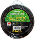 Wolker Fűnyíró damil 2, 4mm 74m fűrész fogazású Trimmer Line (8172474S)