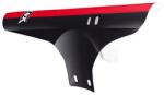 VELOX első sárvédő MTB-hez, fekete-piros, villára szerelhető, nylon bilincsekkel VELOX Bicikli alkatrészek Kerékpáros kiegészítők Kerékpár sárvédők