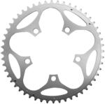 Stronglight 52T 5 karos lánctányér országúti kerékpárhoz, 110 mm, külső, DURAL, ezüst (SHIMANO típus, 8-9 sebesség) STRONGLIGHT Bicikli alkatrészek Kerékpár alkatrészek Kerékpár lánctányérok