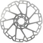 ELVEDES 203 mm 6 lyukas tárcsafék (út/városi/MTB), ezüst, 2, 3 mm vastag ELVEDES Futómű és fék alkatrészek Féktárcsák