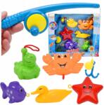 Skleplolki Fürdőjáték horgászbottal és halakkal ügyességi fürdőjáték (GRA SERIA RYBKI)