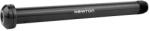 NEWTON M15x1.5mm első kerék tengely átmenő, 15x148 mm, fekete (148 mm ütköző nélkül, ebből 13 mm menet) NEWTON Bicikli alkatrészek Kerékpár alkatrészek Kerékpár kerekek