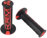 Krm Pro Ride markolatpár, zárt végű, fekete-piros, 50 cm³ váltós robogóhoz KRM PRO RIDE Bicikli alkatrészek Kerékpár alkatrészek Kerékpár kormányszalagok és markolatok