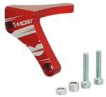 MOST Kuplung tolórúd ütköző 50ccm Minarelli 50 AM6, MBK 50 X-Power, Yamaha 50 TZR, Peugeot 50 XPS, Rieju 50 RS1, Aprilia 50 RS, könnyűfém, piros MOST Erőátviteli alkatrészek Kuplungok és alkatrészeik Kuplu