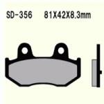 Wesrah VD-356 fékbetét Wesrah Futómű és fék alkatrészek Fékbetétek (tárcsafék)