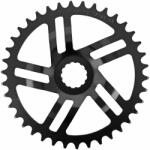 Esjot STRONGLIGHT 3. generációs 38 fogas közvetlen rögzítésű lánckerék Bosch e-bike-hoz, fekete alu 7075, távtartóval Esjot Bicikli alkatrészek Kerékpár alkatrészek Kerékpár lánctányérok