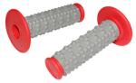 Replay COBBLESTONE OFF ROAD markolatpár, szürke-piros (115 mm) REPLAY Bicikli alkatrészek Kerékpár alkatrészek Kerékpár kormányszalagok és markolatok