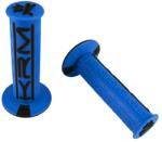 Krm Pro Ride markolat szett, Scoot-50 váltós, kék-fekete, zárt végű (pár) KRM PRO RIDE Bicikli alkatrészek Kerékpár alkatrészek Kerékpár kormányszalagok és markolatok