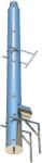 Rogher Sistem cos fum inox izolat, diam int 160 mm , ext 260 mm, H=5M - Pro 0.8 mm (SK100129)