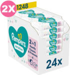 Pampers Sensitive Műanyagmentes nedves törlőkendő - 2x24x52 db