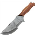 HARAHU MI-38744 damaszk outdoor kés - Barna KP38744