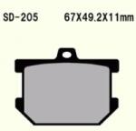 Wesrah VD-205 fékbetét Wesrah Futómű és fék alkatrészek Fékbetétek (tárcsafék)