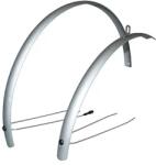 Stronglight R'LIGHT 28'' városi-trekking sárvédő, 55 mm, matt szürke, rozsdamentes acél pálcákkal (teljes szett) STRONGLIGHT Bicikli alkatrészek Kerékpáros kiegészítők Kerékpár sárvédők