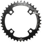 MICHE E-bike lánckerék 4 karos ×104 mm Yamaha rendszerhez, 38 fog, külső, tripla-dupla, fekete MICHE Bicikli alkatrészek Kerékpár alkatrészek Kerékpár lánctányérok