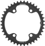 Stronglight 4 karos 110 mm országúti lánctányér Shimano Ultegra R8100/105 R7100-hoz, 40 fogas, belső, fekete alu, 12 sebességes, külsőhöz: 44-48-50 fogas STRONGLIGHT Bicikli alkatrészek Kerékpár alkatrészek Kerék